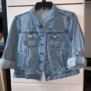 Cropped Jean Jacket